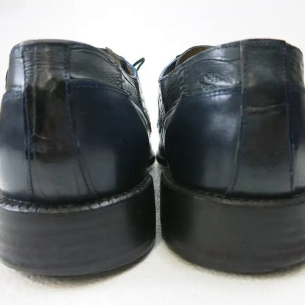 Distefano Genuine Crocodile Dress Oxfords Men's Footwear Shoes Italy Size 10.5 - Picture 6 of 7